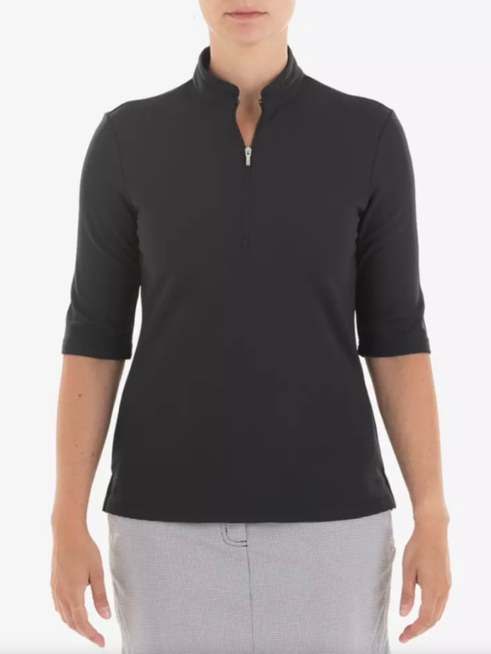 BNWT Nivo Women’s Noa Mock Elbow Sleeve Golf Polo Shirt. Size XL